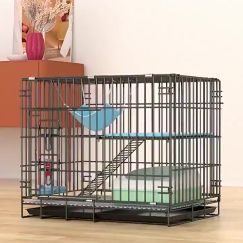 Sb5168d951aae4915a461be7c2dee34beZ Cat Cage 1 Level with Tray Hamster Cage Rabbit Cage Foldable