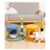 Cat Scratch Cat Tree Bee Home Play Bed Toy Kucing Tempat Rehat