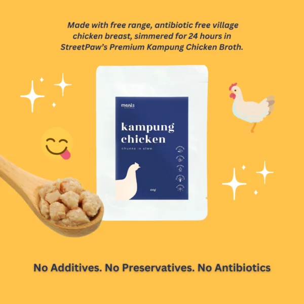 Real Meat Chunks Meal Toppers   Cat Food Makanan Kucing