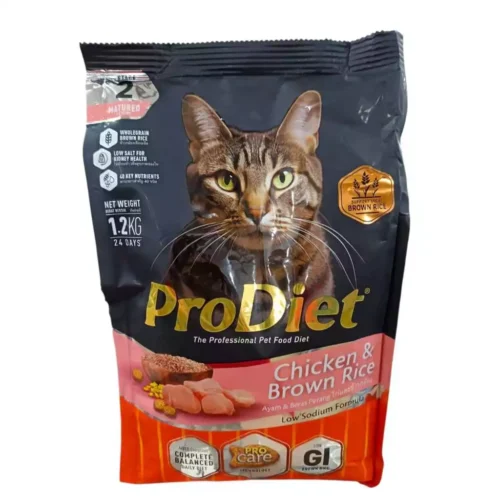 ProDiet 1.2kg (Chicken & Brown Rice) Adult Cat Dry Food