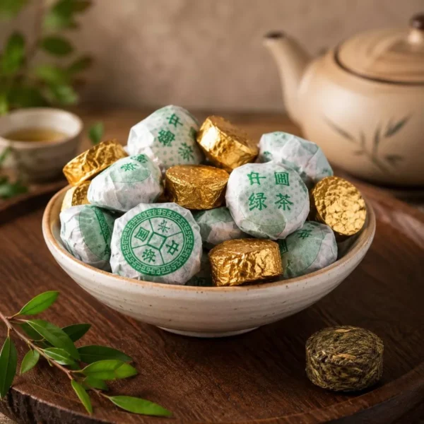 my-11134207-820l9-mp3fo1mg85xd10.webp Premium Small Compressed Pu er Green Tea 500g Relaxing Detox Drink 100 Original