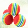 Pet Toy Ball Big Size For Cat Dog Fun Toys Bouncy Rainbow Ball