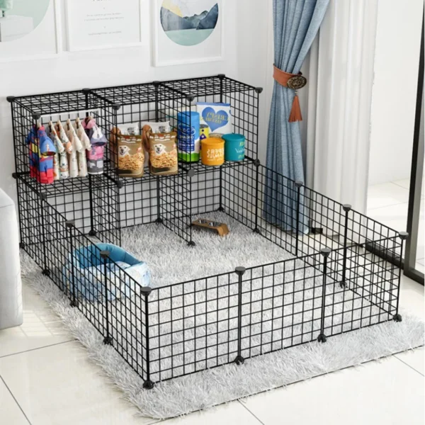 sg-11134201-23010-9jux3b77btlv33.webp Sangkar Kucing Besar Murah DIY Cat Cage for Pet Rabbit Arnab Dog Puppy MODULAR CAGE